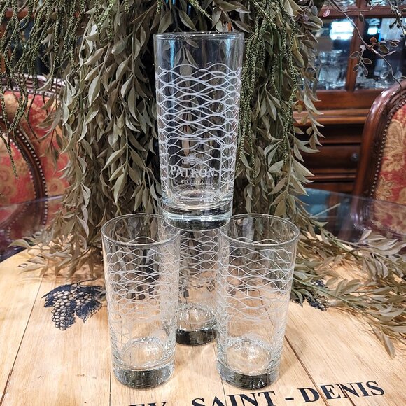 Patron Tequila Tom Collins Glass Set - Picture 1 of 4